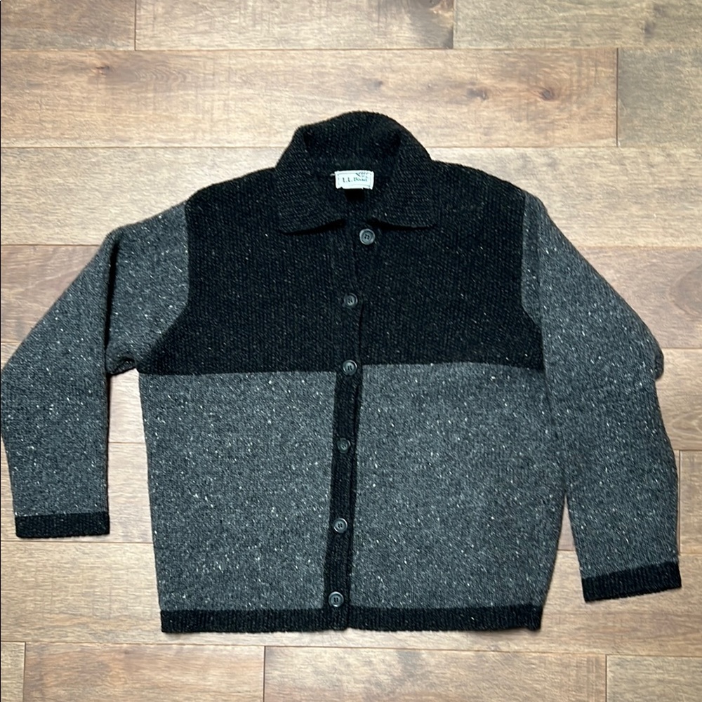Vintage LL Bean color block sweater